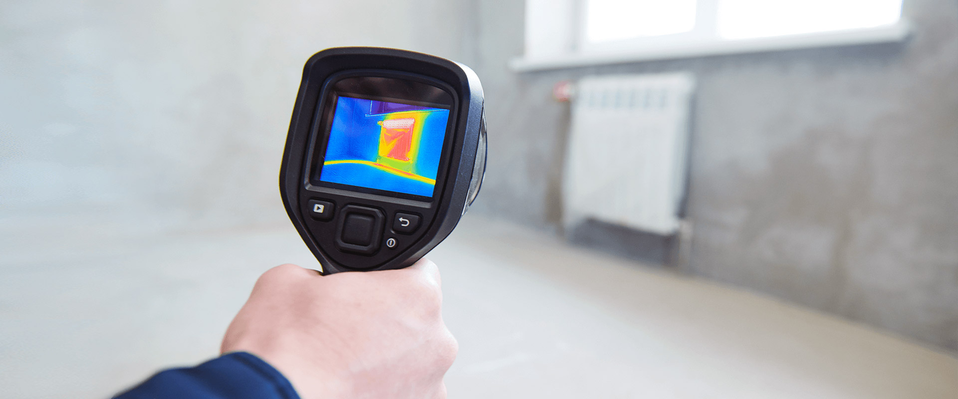 Themenbild zur Anwendung von Thermografie durch das Sachverständigenbüro Dreher